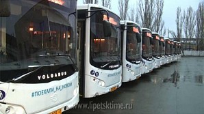 До конца года в Липецк приедут еще 26 автобусов Volgabus